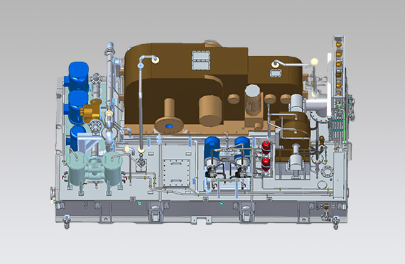 H25燃氣輪機滑油模塊